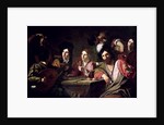 Meeting of Drinkers by Bartolomeo (after) Manfredi