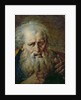 Head of an Old Man by French School
