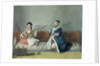 Monsieur Levett and Mademoiselle Helene Glavany in Turkish Costumes, 1738-42 by Jean-Etienne Liotard
