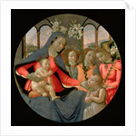 Virgin and Child with St. John the Baptist and the Three Archangels, Raphael, Gabriel and Michael by Bastiano Mainardi