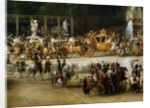The Entry of Napoleon and Marie-Louise into the Tuileries Gardens on the Day of their Wedding, 2nd April 1810 by Etienne-Barthelemy Garnier