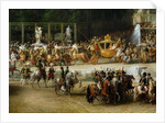 The Entry of Napoleon and Marie-Louise into the Tuileries Gardens on the Day of their Wedding, 2nd April 1810 by Etienne-Barthelemy Garnier