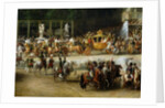 The Entry of Napoleon and Marie-Louise into the Tuileries Gardens on the Day of their Wedding, 2nd April 1810 by Etienne-Barthelemy Garnier