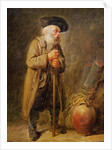 The Old Beggar by French School
