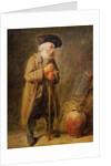 The Old Beggar by French School
