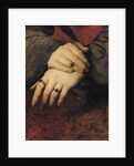 Study of a Woman's Hands, after the portrait of Maddalena Doni by Raphael by Jean Auguste Dominique Ingres