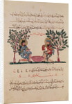 Making Lead, page from an Arabic edition of the treaty of Dioscorides, 'De Materia Medica', 1222 by Islamic School