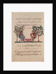 Making Lead, page from an Arabic edition of the treaty of Dioscorides, 'De Materia Medica', 1222 by Islamic School