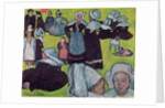 Bretons in a Field or, The Pardon, 1888 by Emile Bernard