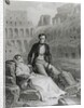 Francois Rene Vicomte de Chateaubriand and Pauline de Beaumont in the ruins of the Colosseum, 19th century by Felix Philippoteaux