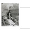 Francois Rene Vicomte de Chateaubriand and Pauline de Beaumont in the ruins of the Colosseum, 19th century by Felix Philippoteaux