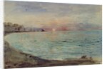 Cliffs near Dieppe, 1852-55 by Ferdinand Victor Eugene Delacroix