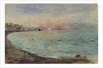 Cliffs near Dieppe, 1852-55 by Ferdinand Victor Eugene Delacroix