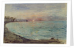 Cliffs near Dieppe, 1852-55 by Ferdinand Victor Eugene Delacroix