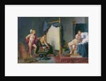Apelles Painting Campaspe in the Presence of Alexander the Great by Jacques Louis David