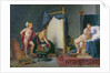 Apelles Painting Campaspe in the Presence of Alexander the Great by Jacques Louis David