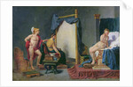Apelles Painting Campaspe in the Presence of Alexander the Great by Jacques Louis David