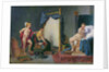 Apelles Painting Campaspe in the Presence of Alexander the Great by Jacques Louis David