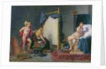 Apelles Painting Campaspe in the Presence of Alexander the Great by Jacques Louis David
