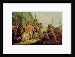 Alexander the Great and Porus by Francesco Fontebasso