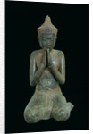 Praying kneeling figure, Angkor, 15th-16th century by Cambodian Cambodian