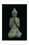 Praying kneeling figure, Angkor, 15th-16th century by Cambodian Cambodian