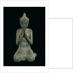 Praying kneeling figure, Angkor, 15th-16th century by Cambodian Cambodian