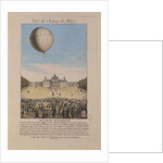 Jacques Alexandre Cesar Charles and Nicolas Louis Robert on the Champ de Mars in Paris, 27th August 1783 by French School