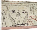 The two mystical eyes by Egyptian 18th Dynasty