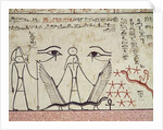 The two mystical eyes by Egyptian 18th Dynasty