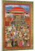 The Court Welcoming Emperor Jahangir by Mughal School