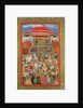 The Court Welcoming Emperor Jahangir by Mughal School