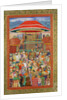 The Court Welcoming Emperor Jahangir by Mughal School
