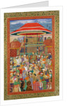 The Court Welcoming Emperor Jahangir by Mughal School