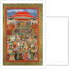 The Court Welcoming Emperor Jahangir by Mughal School