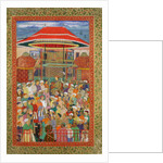 The Court Welcoming Emperor Jahangir by Mughal School