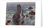 The Rocks at Belle-Ile, 1886 by Claude Monet