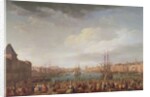 Morning View of the Inner Port of Marseille and the Pavilion of the Horloge du Parc, 1754 by Claude Joseph Vernet