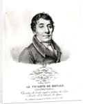 Louis, Vicomte de Blonald 1820 by French School