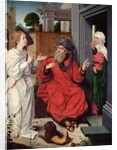 Abraham, Sara and an Angel, c.1520 by Jan II Provost