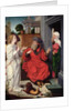 Abraham, Sara and an Angel, c.1520 by Jan II Provost