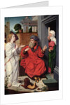 Abraham, Sara and an Angel, c.1520 by Jan II Provost