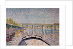 The Bridge at Asnieres, 1888 by Paul Signac