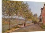 June Morning in Saint-Mammes, 1884 by Alfred Sisley