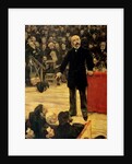 Georges Clemenceau Making a Speech at the Cirque Fernando, 1883 by Jean Francois Raffaelli