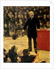 Georges Clemenceau Making a Speech at the Cirque Fernando, 1883 by Jean Francois Raffaelli