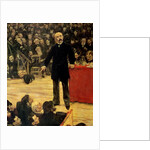 Georges Clemenceau Making a Speech at the Cirque Fernando, 1883 by Jean Francois Raffaelli