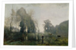Morning at Ville-d'Avray or, The Cowherd, 1868 by Jean Baptiste Camille Corot