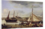The Merchant's Quay at Rouen, 1834 by Jean Baptiste Camille Corot