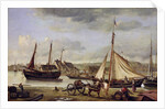 The Merchant's Quay at Rouen, 1834 by Jean Baptiste Camille Corot